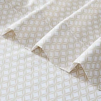 Neutral Geometric Diamond 6-pc. King Sheet Set