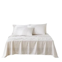 Neutral Geometric Diamond 6-pc. King Sheet Set