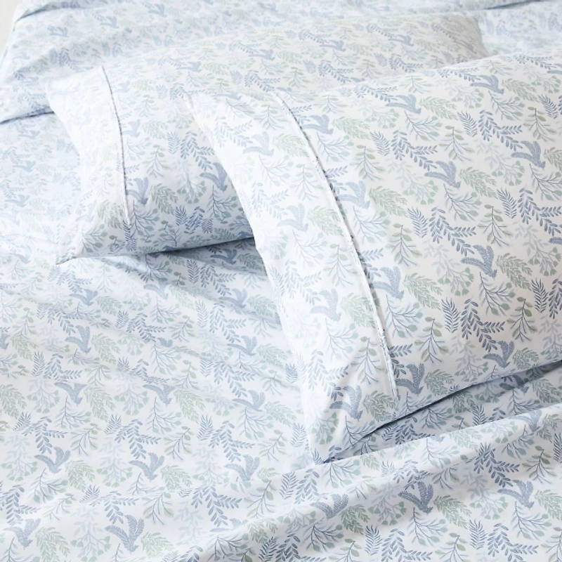 Blue Botanical 6-pc. Full Sheet Set