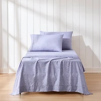 Violet Retro Waves 4-pc. Twin Sheet Set
