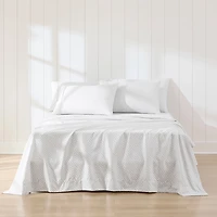 Gray Wavy Checkered 6-pc. Full Sheet Set