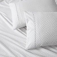 Gray Wavy Checkered 6-pc. Full Sheet Set