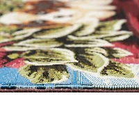 Pups in a Wagon Christmas Doormat