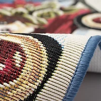 Pups in a Wagon Christmas Doormat