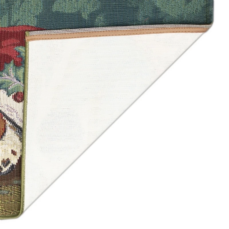 Sleepy Pup in Santa Hat Doormat, 28x47