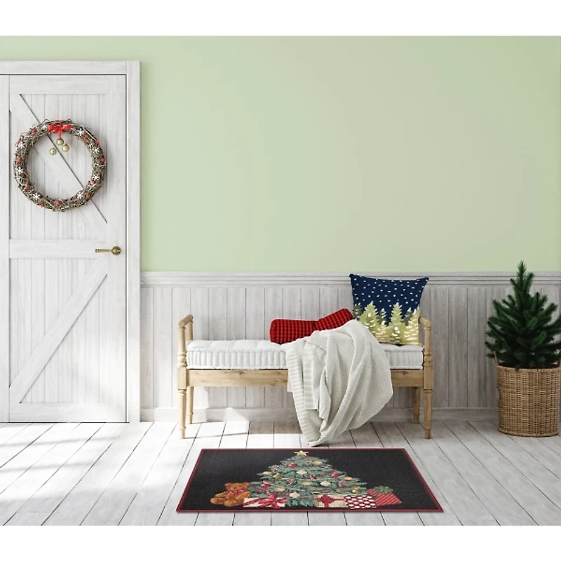 Christmas Tree with Gifts Doormat