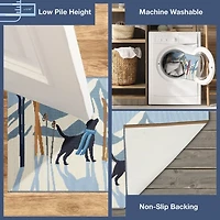 Ski Alps Dog Doormat, 24x34