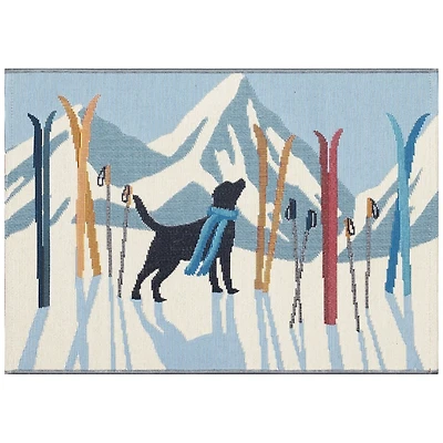 Ski Alps Dog Doormat