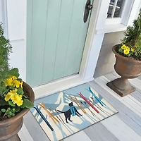 Ski Alps Dog Doormat, 28x47