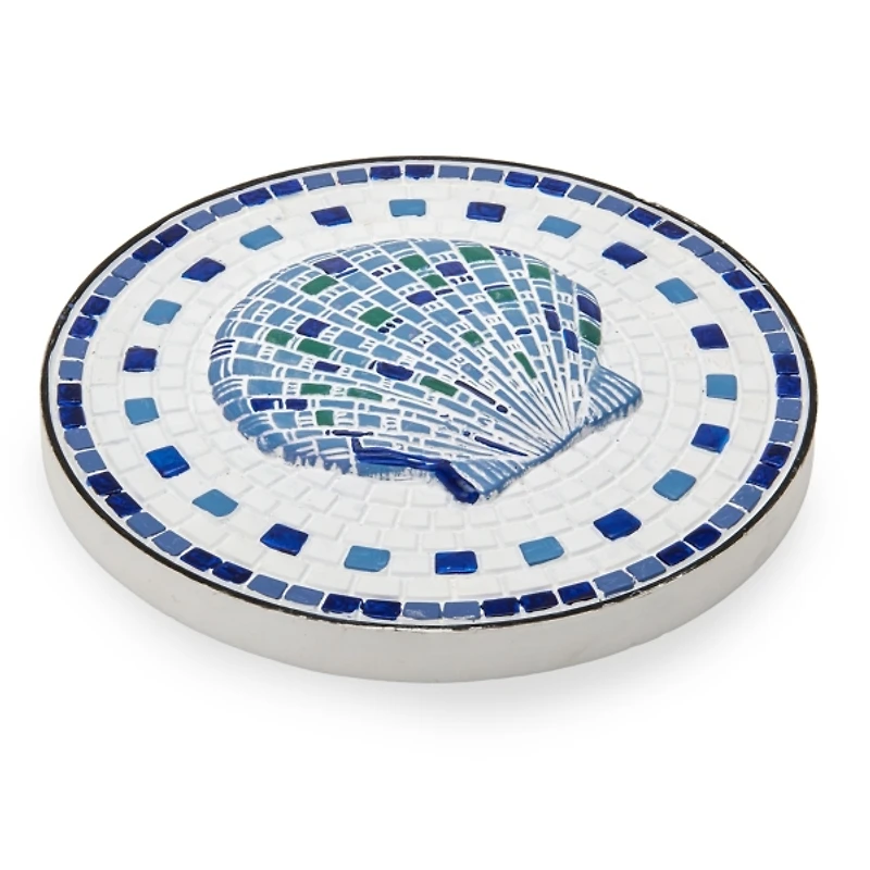 Blue Seashell Stepping Stone