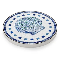 Blue Seashell Stepping Stone