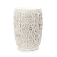 Ivory Resin Outdoor Stool