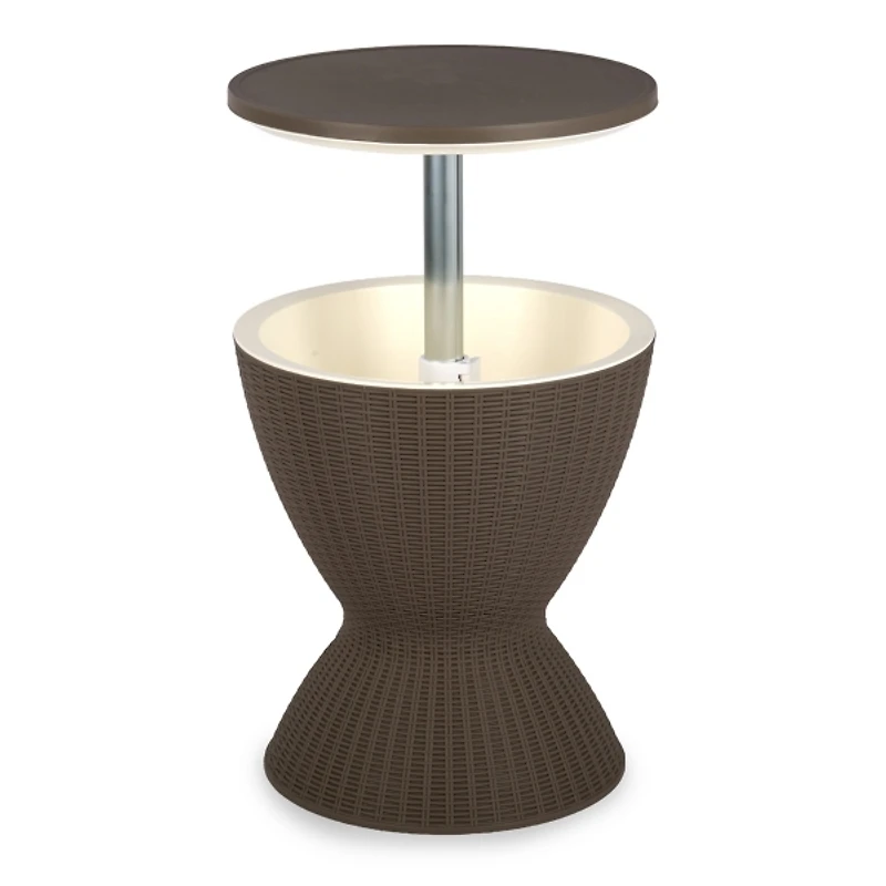 Woven Outdoor Cooler Table