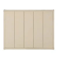 White Slatted Outdoor C-Table