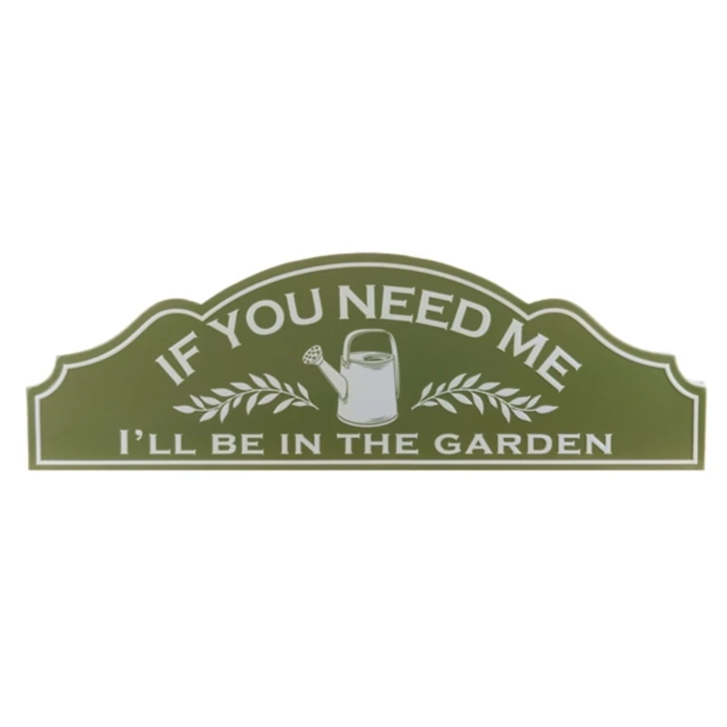 Green In The Garden Outdoor Wall Plaque