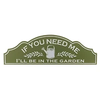 Green In The Garden Outdoor Wall Plaque