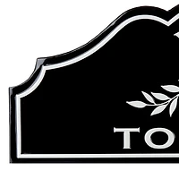 Welcome to Our Garden Metal Outdoor Wall Plaque