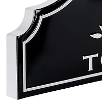 Welcome to Our Garden Metal Outdoor Wall Plaque