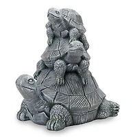 Turtle Trio Outdoor Statue