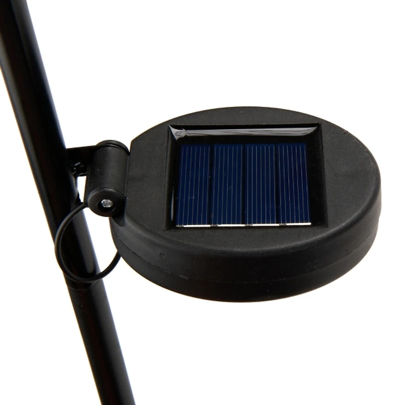 Gold Metal Dragonfly Solar Stake