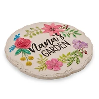 Nana's Garden Floral Stepping Stone