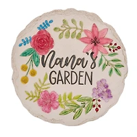 Nana's Garden Floral Stepping Stone