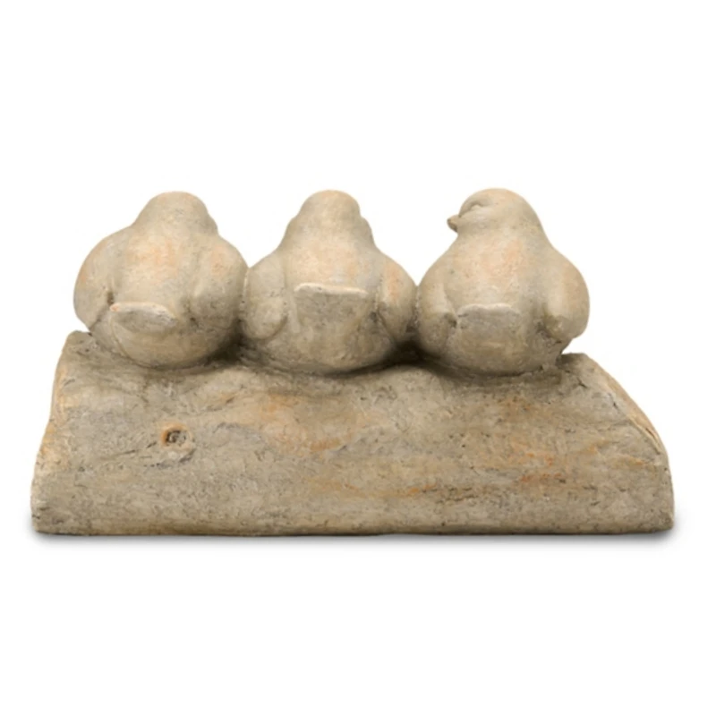 Birds on a Branch Outdoor Statue