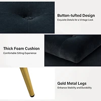 Achilles Tufted Storage Bench