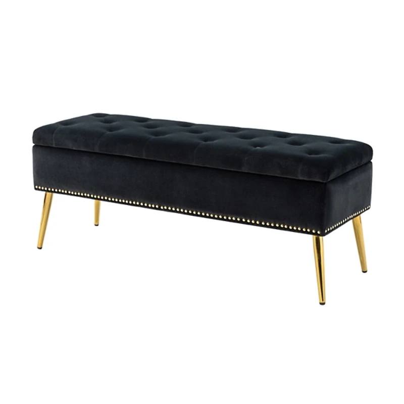 Achilles Tufted Storage Bench