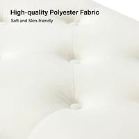 Achilles Ivory Tufted Storage Bench