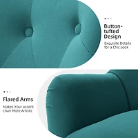 Danel Tufted Wingback Accent Chair