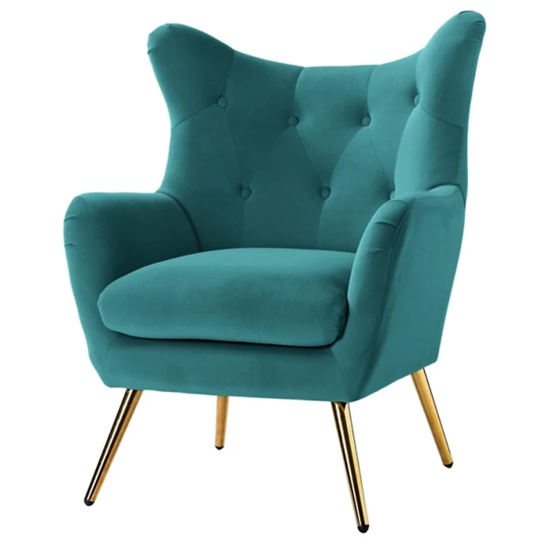 Danel Tufted Wingback Accent Chair