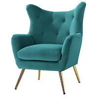 Danel Tufted Wingback Accent Chair