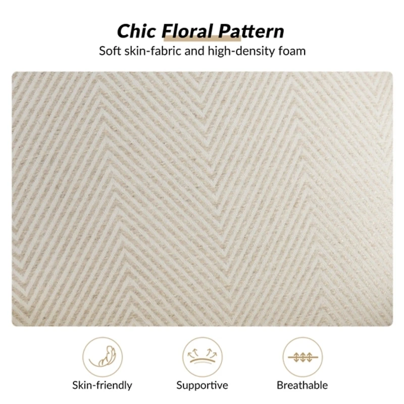 Umberto Tan Herringbone Accent Chair