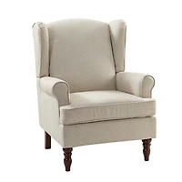 Umberto Tan Herringbone Accent Chair