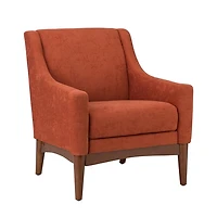 Benait Orange Upholstered Accent Chair