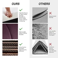 Donata Plum Velvet Scalloped Barrel Accent Chair