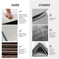 Alice Navy Blue Striped Swivel Chair