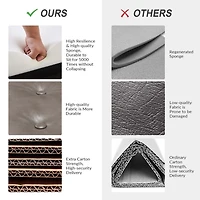 Maris Gray Faux Leather Accent Chair