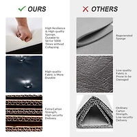 Maris Navy Faux Leather Accent Chair