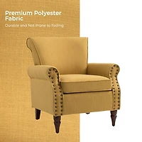 Cythnus Mustard Yellow Accent Chair