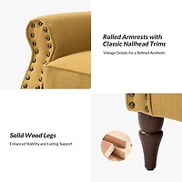 Cythnus Mustard Yellow Accent Chair