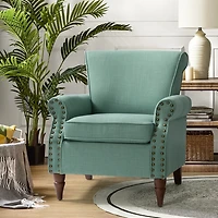 Cythnus Sage Green Accent Chair