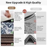 Erica Navy Damask Accent Chair