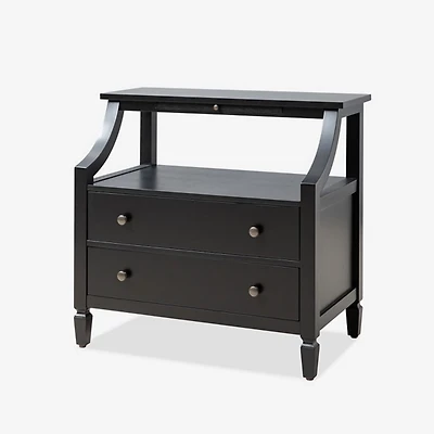 Bernadette Wood Charging Nightstand