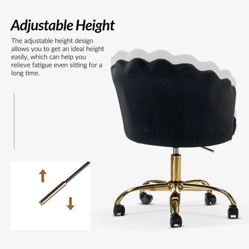 Velvet Belanda Office Chair