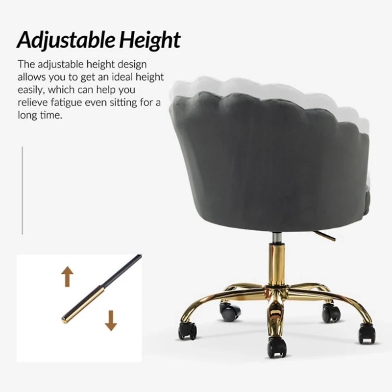 Velvet Belanda Office Chair