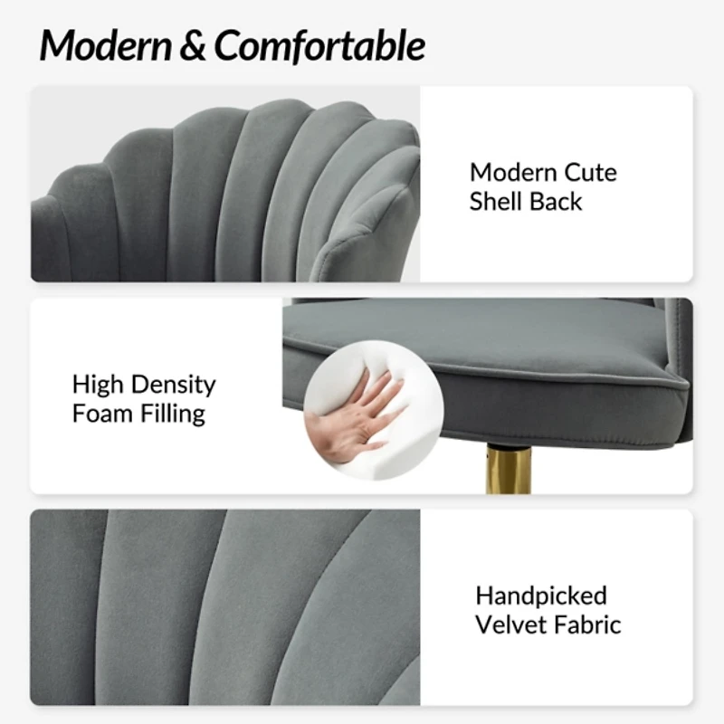 Velvet Belanda Office Chair