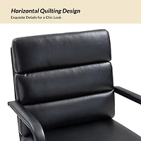 Faux Leather Indigo Office Chair