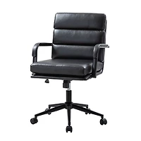 Faux Leather Indigo Office Chair